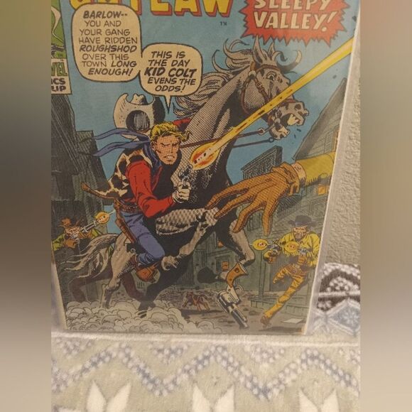 Kid Colt Outlaw #155 1971-MARVEL WESTERN - Picture 3 of 5